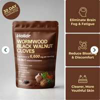 Wormwood Black Walnut Pumpkin Seed & Clove Softgels - COC+gift