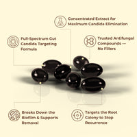 Wormwood Black Walnut Pumpkin Seed & Clove Softgels | For Gut Candida & Fungus