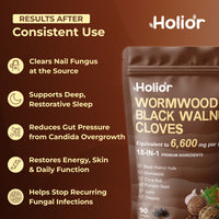 Wormwood Black Walnut Pumpkin Seed & Clove Softgels | For Gut Candida & Fungus