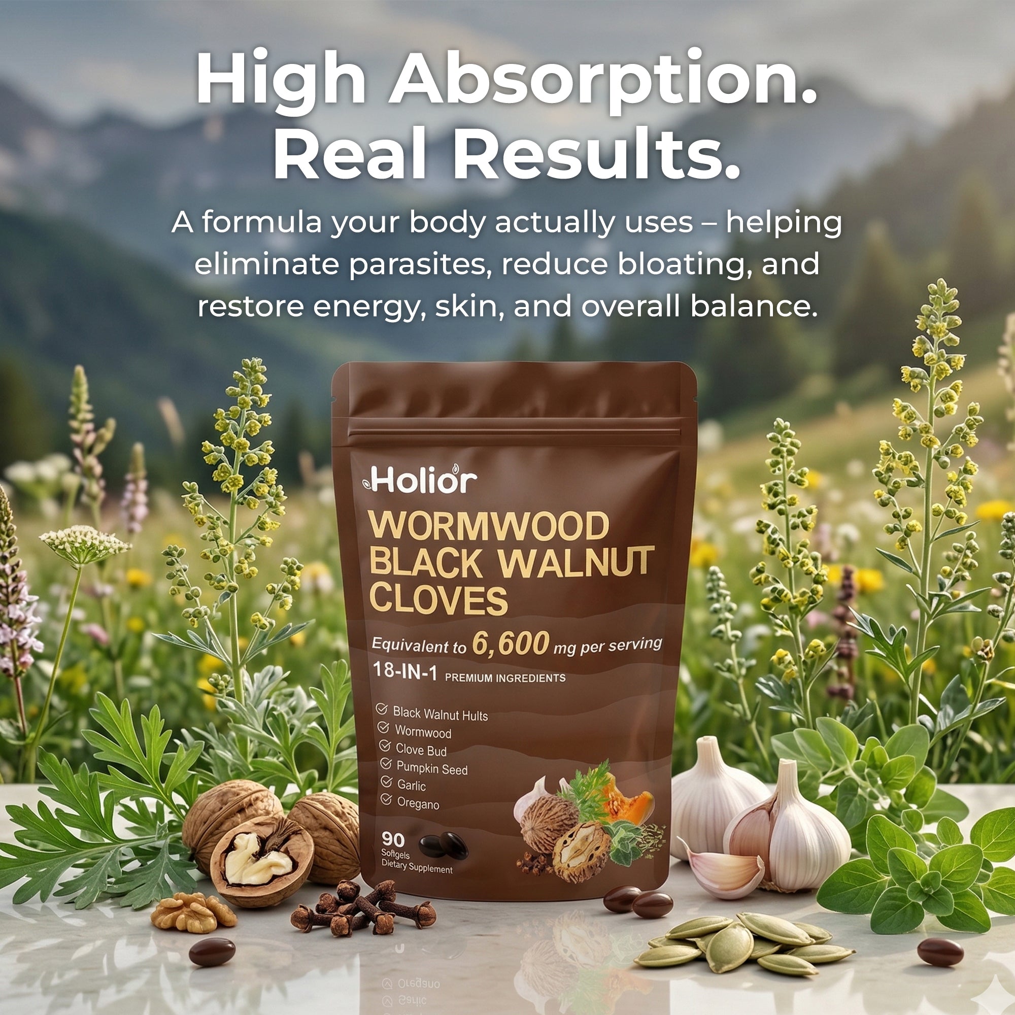 Wormwood Black Walnut Pumpkin Seed & Clove Softgels Final Offer